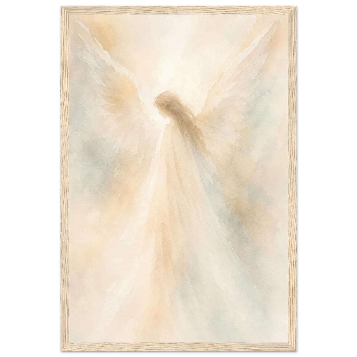Ángel Abstracto – Cuadro Enmarcado