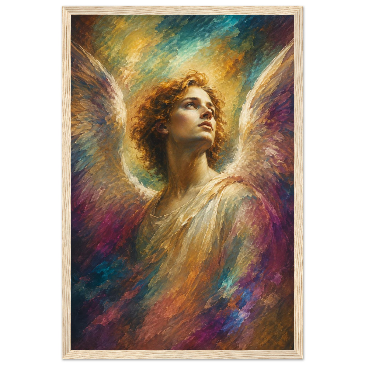 Ángel de Luz – Cuadro Enmarcado