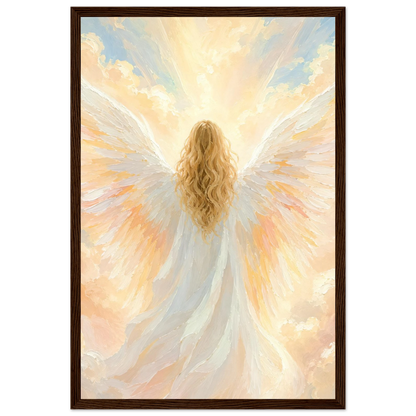 Ángel entre nubes – Cuadro Enmarcado